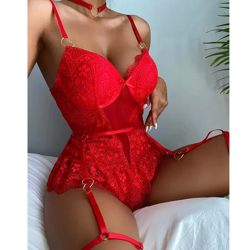 Ensemble Coeur Anneau Lovely
